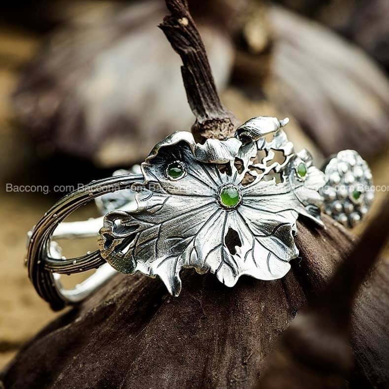 Vòng hoa sen bản to