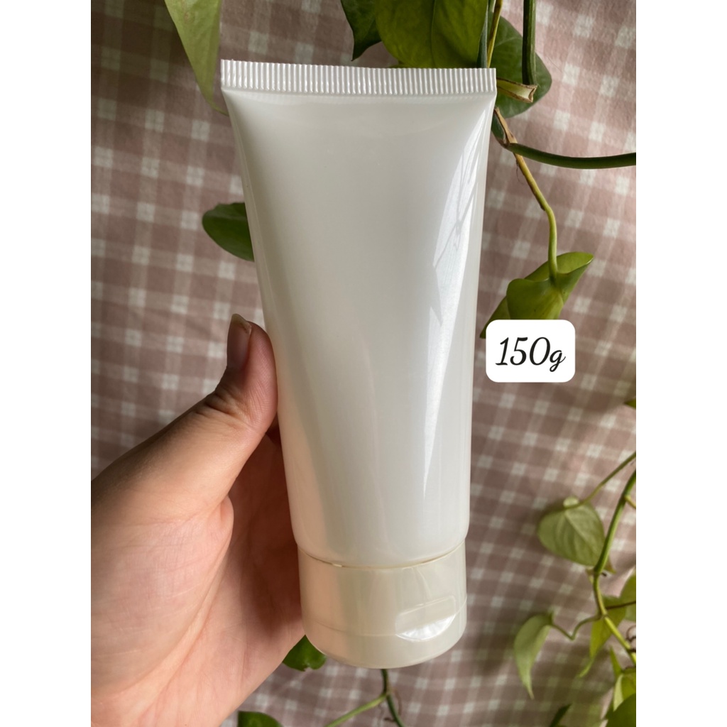 Tuýp Nhựa Chiết Mỹ Phẩm ,Tuýp Đựng Kem Đánh Răng, Dầu Gội, Sữa Tắm, Sữa Rửa Mặt Màu Trong/Màu Trắng Sữa 50g/150g