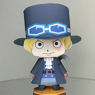 Mô hình giấy anime [One Piece] chibi Sabo