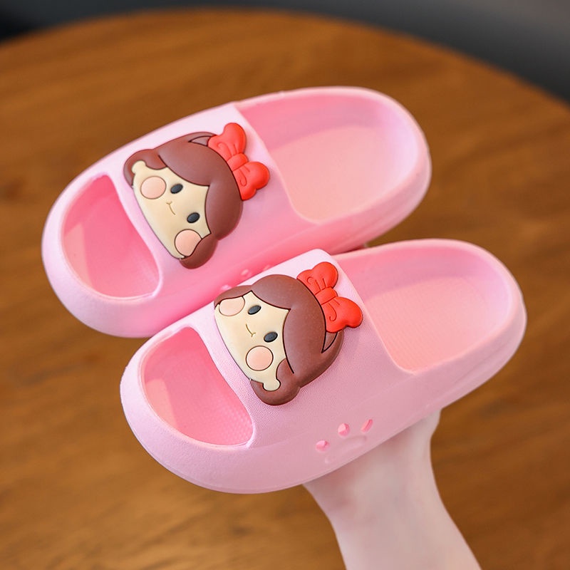 (TH20) Dép Cho Bé Gái Họa Tiết Công Chúa Xinh Xắn