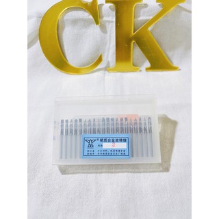 Bộ mũi mài phá hợp kim tổng hợp 3x3mm, 3x6mm