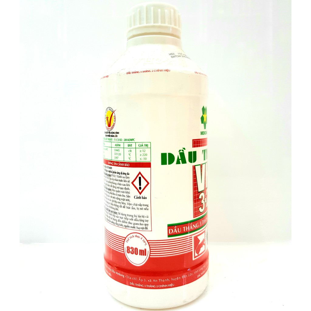 Dầu thắng VH 3-2 830ML dành cho xe