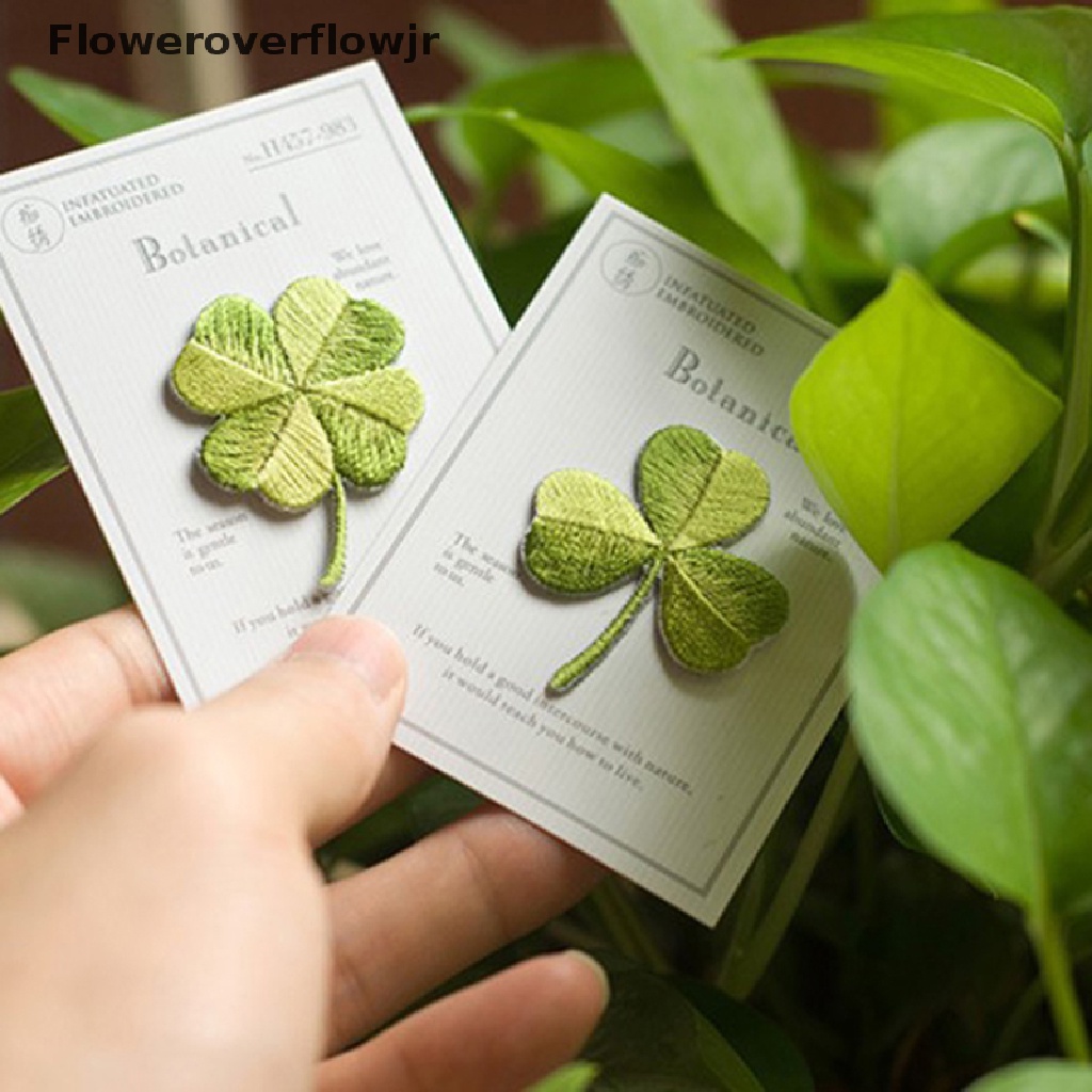 Sticker Ủi Quần Áo Hình Cỏ Bốn Lá