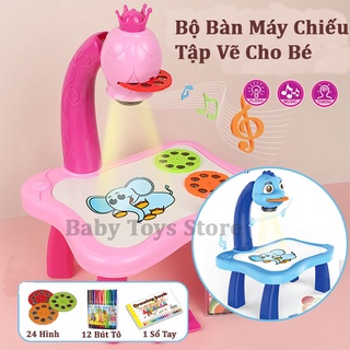Đồ chơi trẻ em - bộ bàn máy chiếu cho bé tập vẽ - máy chiếu thông minh tập vẽ tranh , bộ bàn chiếu vẽ hình , máy chiếu v