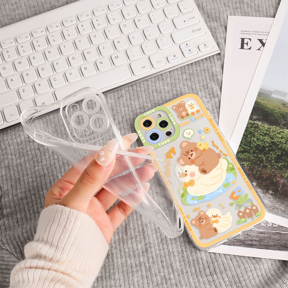Ốp Điện Thoại Tpu Mềm Chống Sốc In Hình Thú Hoạt Hình Cho iPhone 11 12 13 pro max XS X XR XSMax 7 8 6 6s plus SE 2020