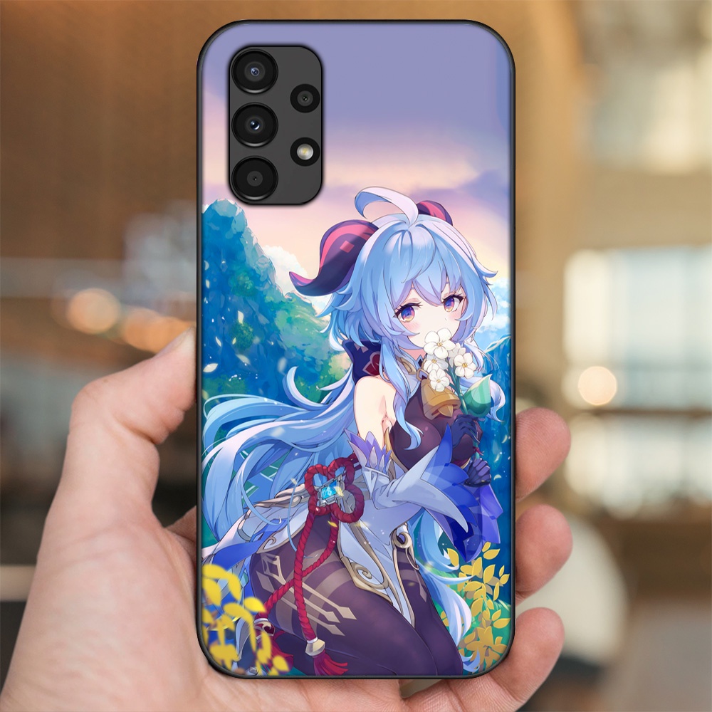 Ốp lưng Samsung A13, A32 4G, A32 5G, A33 5G viền đen in hình Ganyu Genshin Impact