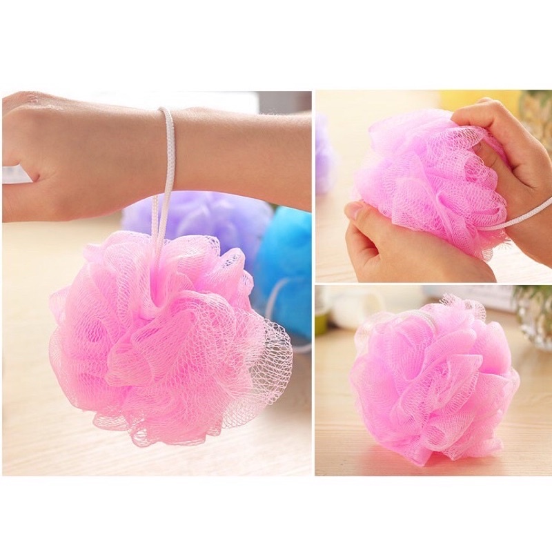 Bông tắm lưới dễ thương