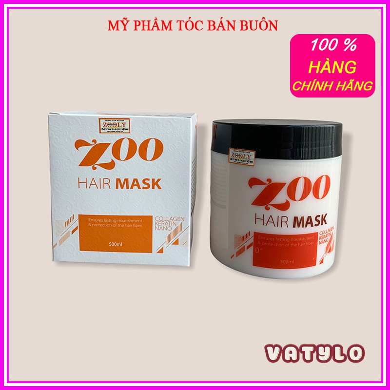 FreeShip Kem Hấp - Ủ- Xả Phục Hồi Tóc Collagen ZOO 500ML | Hàng Chính Hãng CT56