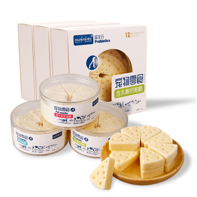 [Miếng] Phô mai MONBAB cho chó mèo dạng miếng 20g