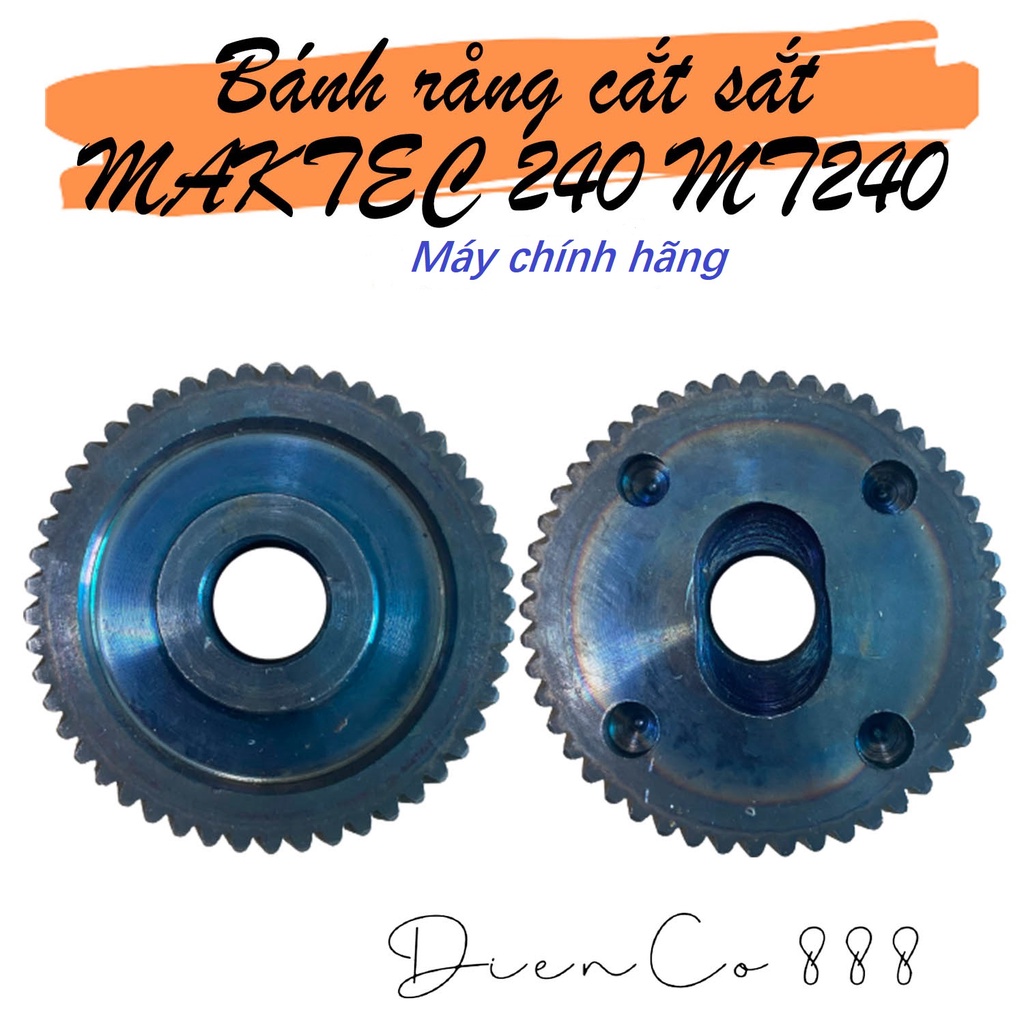 Nhông bánh răng cắt sắt MAKTEC MT240 MT241 49 răng dấu sắc trục côn (226572-9) - Dùng cho máy chính hãng