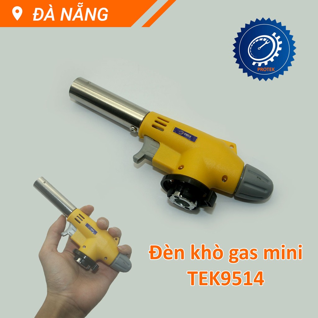 Đèn khò gas mini Protek TEK9514 màu vàng