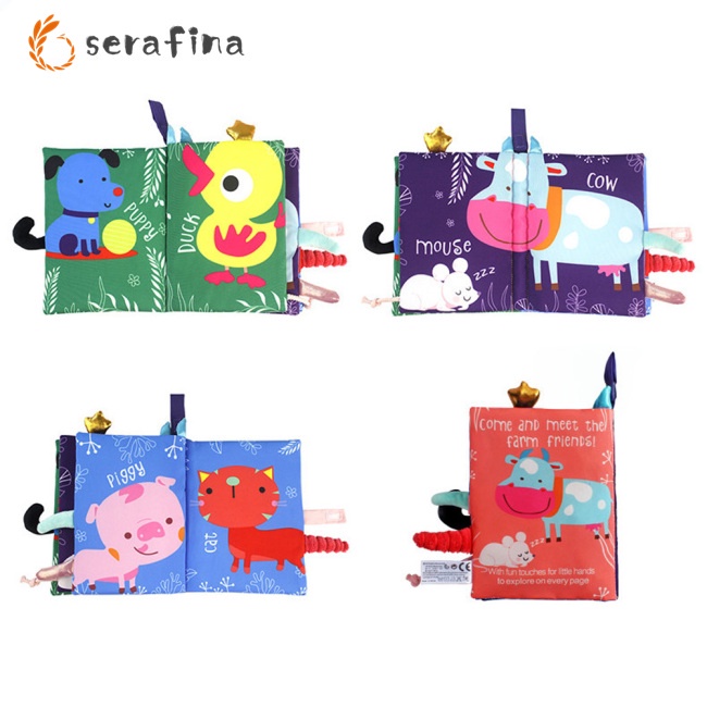 Sách Vải Có Âm Thanh Tương Tác Giáo Dục Sớm Cho Bé