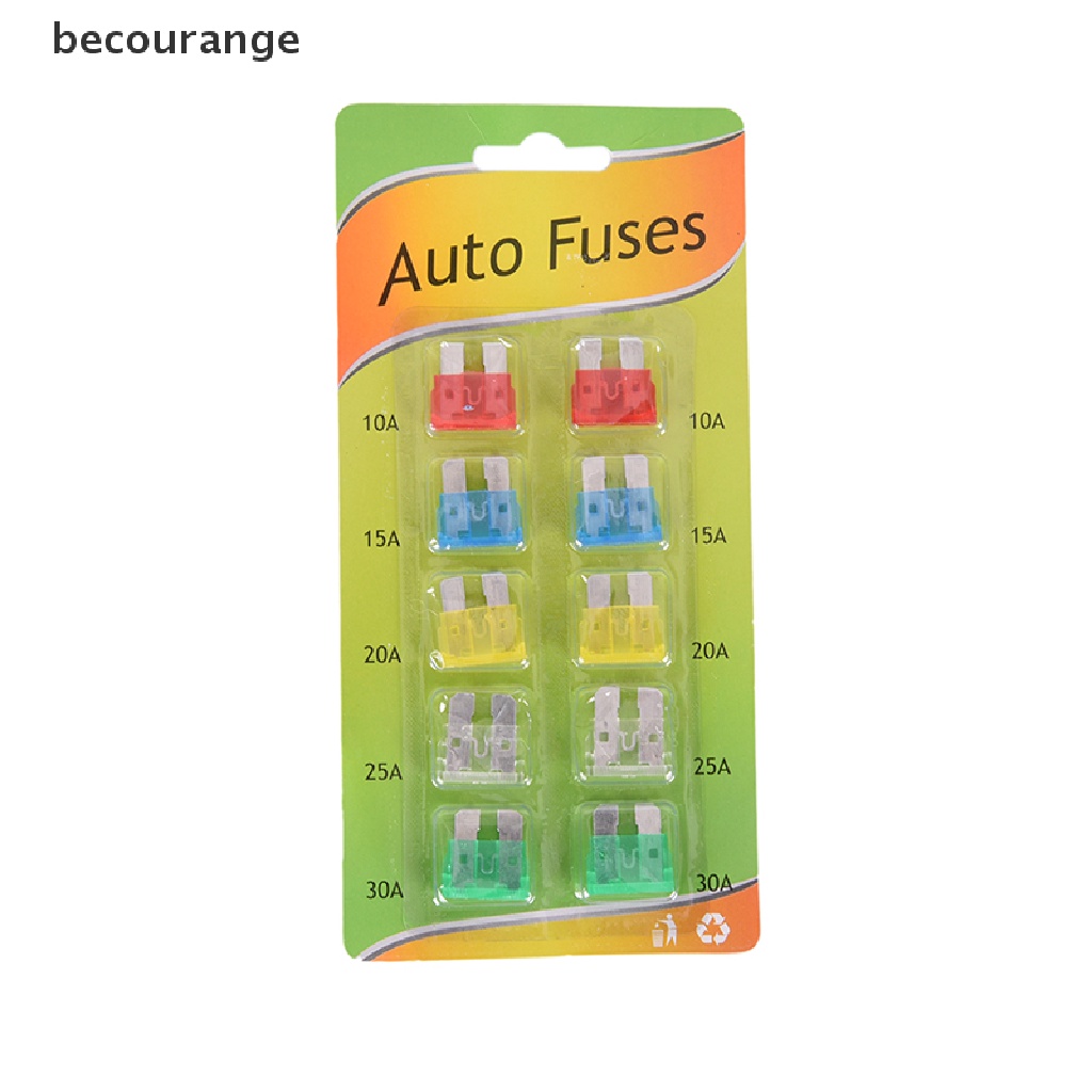 Bộ Cầu Chì Bằng Hợp Kim Kẽm 10-30A Cho Xe Hơi