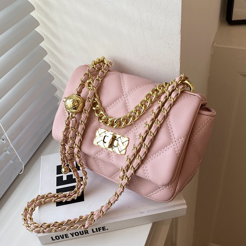 Túi Đeo Vai Phối Dây Xích Thời Trang Dành Cho Nữ