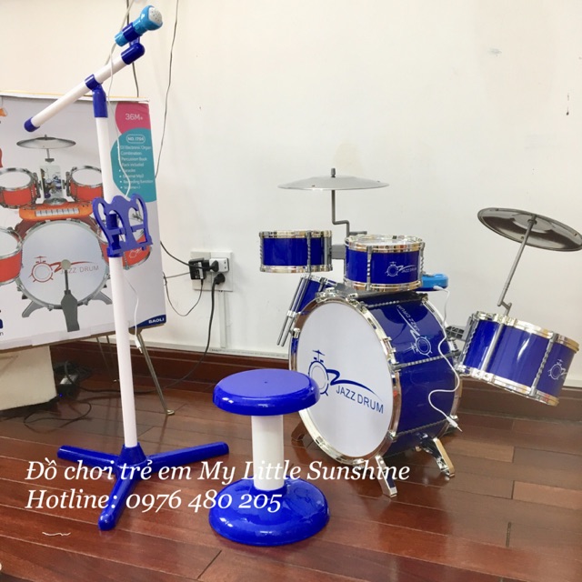 Bộ trống Jazz Drum 10 chi tiết cho bé