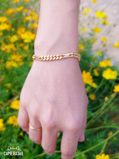 Lắc Tay Nam Nữ Chữ N Nhỏ- Không Đen Rỉ