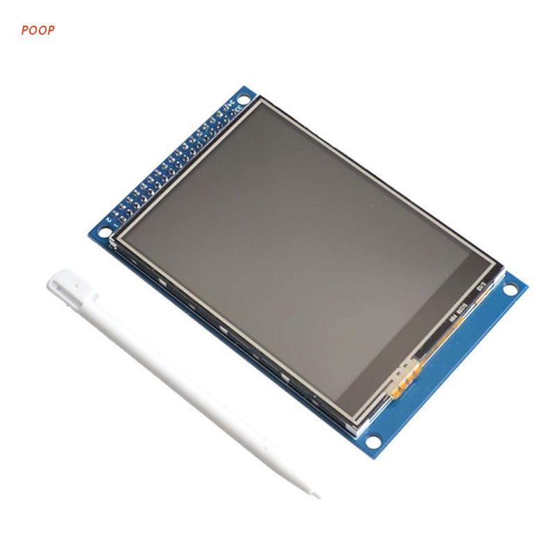 POOP 3.2 Inch TFT Touch Screen Module LCD Display Ultra High Definition 320x240 ILI9341 XPT2046 16 Bit Parallel Interface for STM32 3.2"