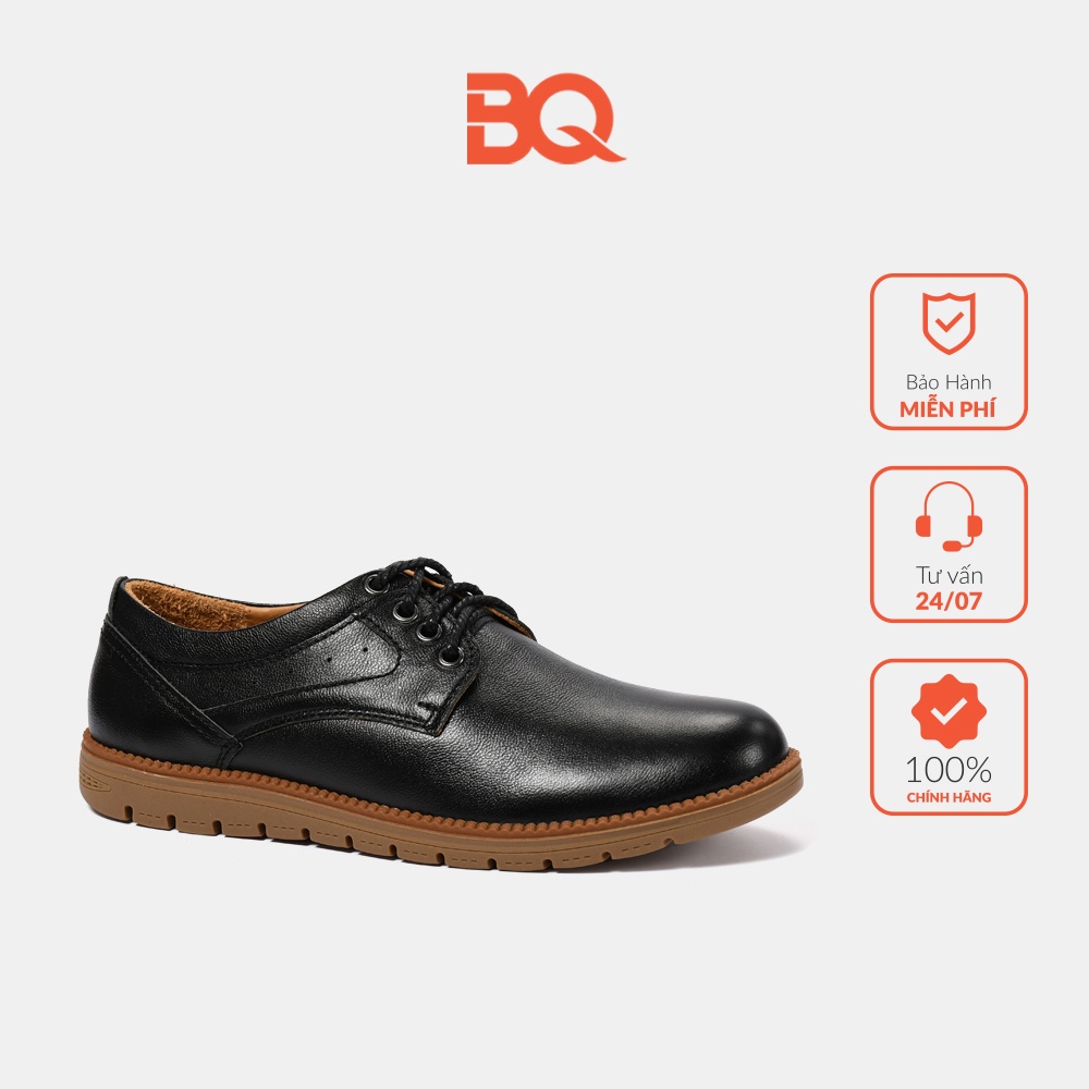 Giày tây lười nam công sở buộc dây đẹp màu đen BQ GC 1961