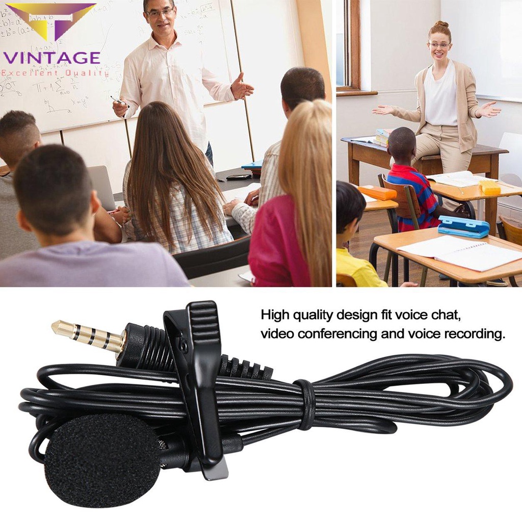 Micro Cài Áo Mini Có Dây Cho Điện Thoại Thông Minh