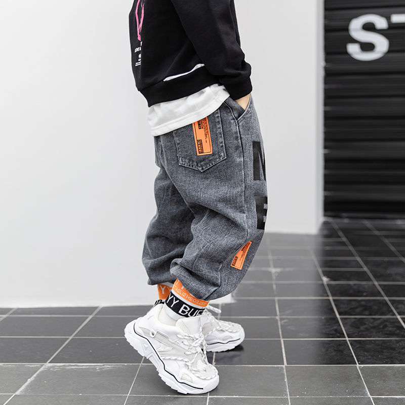 Quần dài lưng thun phối túi phong cách Hàn Quốc cho bé trai