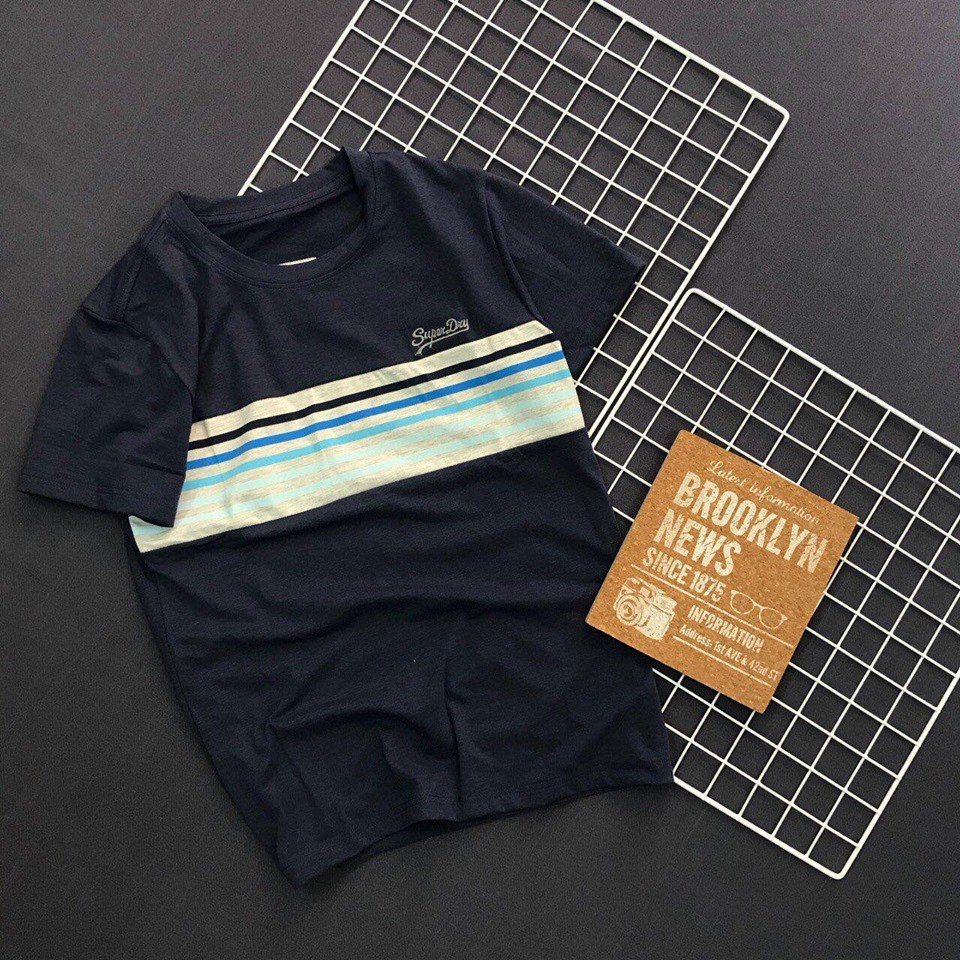 VIDEO THẬT- [DEAL SỐC] Áo thun nam vnxk DRY NEW cổ tròn sọc | BigBuy360 - bigbuy360.vn