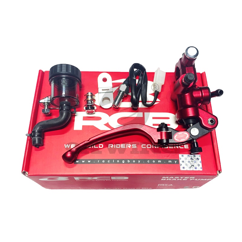 Cùm Tay Phanh (Cùm Thắng) S1 Kèm Bình Dầu Rời 14MM (RCB – Racing Boy)