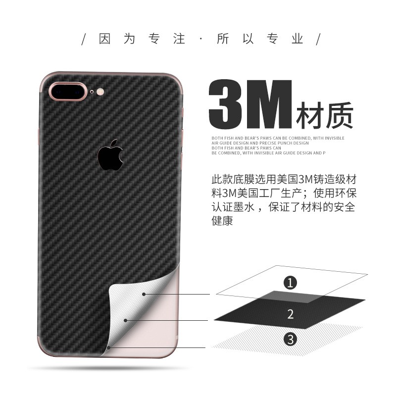 Miếng Dán Mặt Sau Thay Đổi Màu Cho Iphone 7 Plus 11 Phone 6 Xr Xs