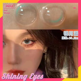 Kính áp tròng màu đỏ / bạc / xanh dương thời trang hàn quốc cho nữ