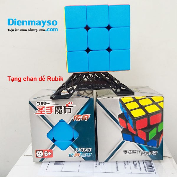 Robik 3x3 Rubik 3x3x3 không viền đồ chơi rubic 3 tầng xoay mợt chất lượng bền đẹp