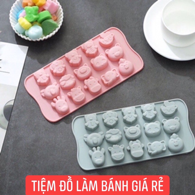 Khuôn silicon hình các con thú