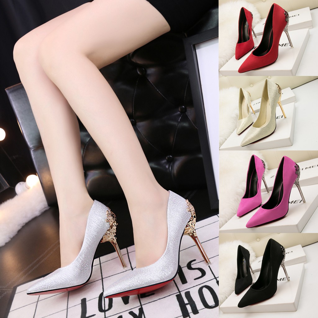Giày Cao Gót Thời Trang Nhiều Màu Xinh Xắn Cho Nữ