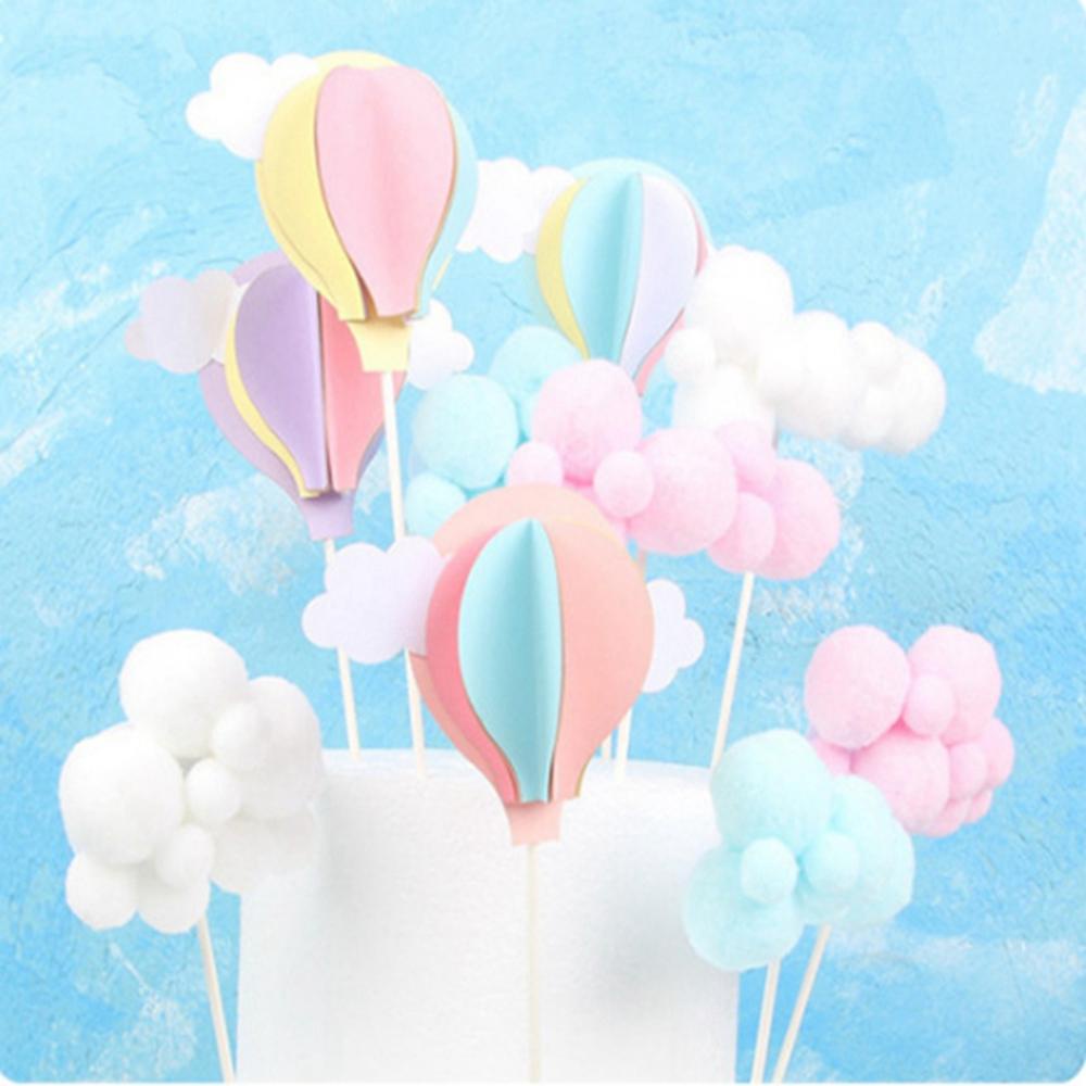 Topper Trang Trí Bánh Kem Hình Đám Mây Mềm Mại