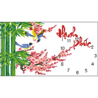Tranh thêu chữ thập hạnh phúc 13