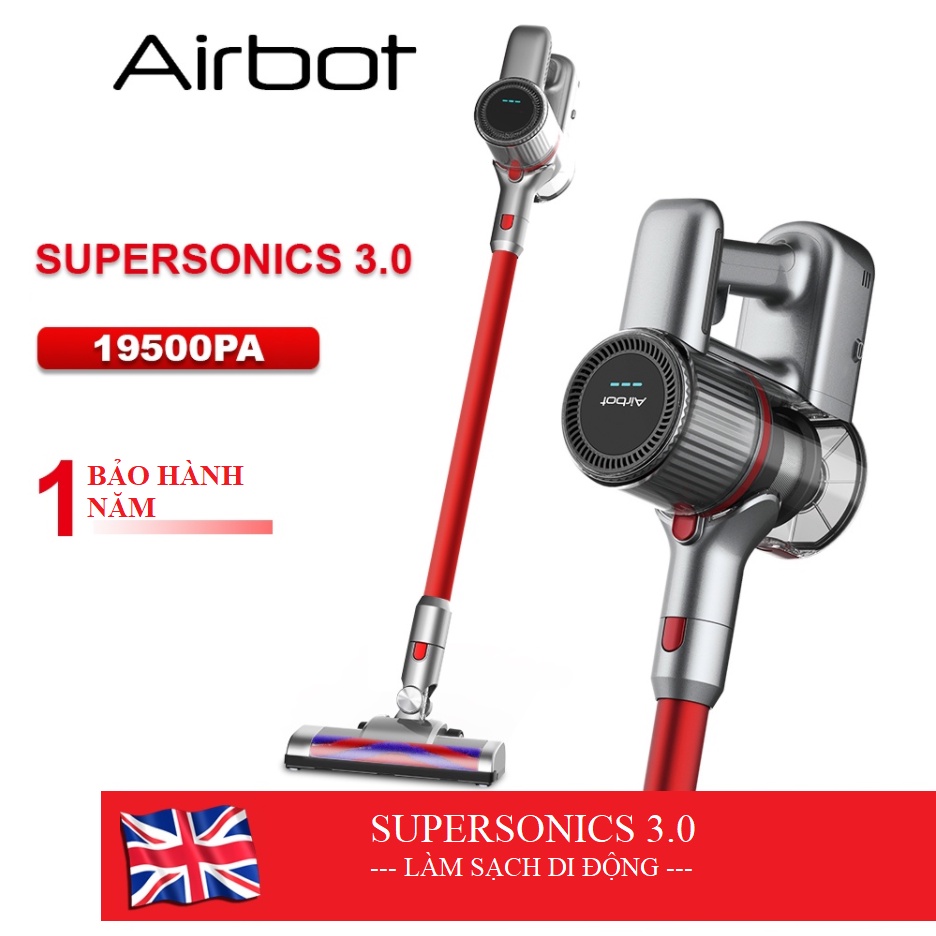 Máy Hút Bụi Cầm Tay Không Dây 3.0 Airbot Supersonics Gia Đình Pin Sạc Rời Mini May Hut Bui Giường Đệm Nệm Xe Hơi Ô Tô