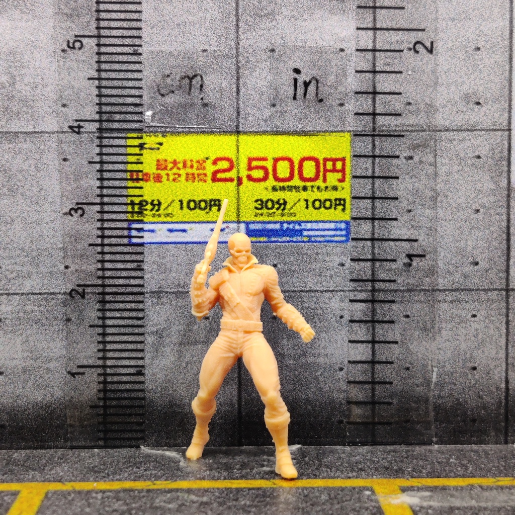 Mô Hình Nhân Vật Hiệp Sĩ Cầm Súng Superge1/64 S731
