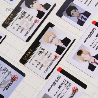 Set Thẻ Học Sinh In Hình Nhân Vật Anime Haikyuu! Hinata Shoyo Độc Đáo