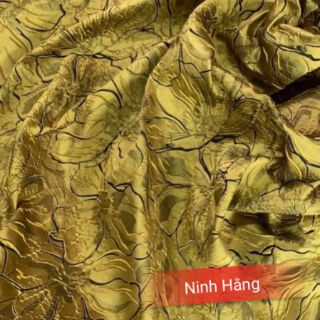 Vải tafta gấm hoa đẹp