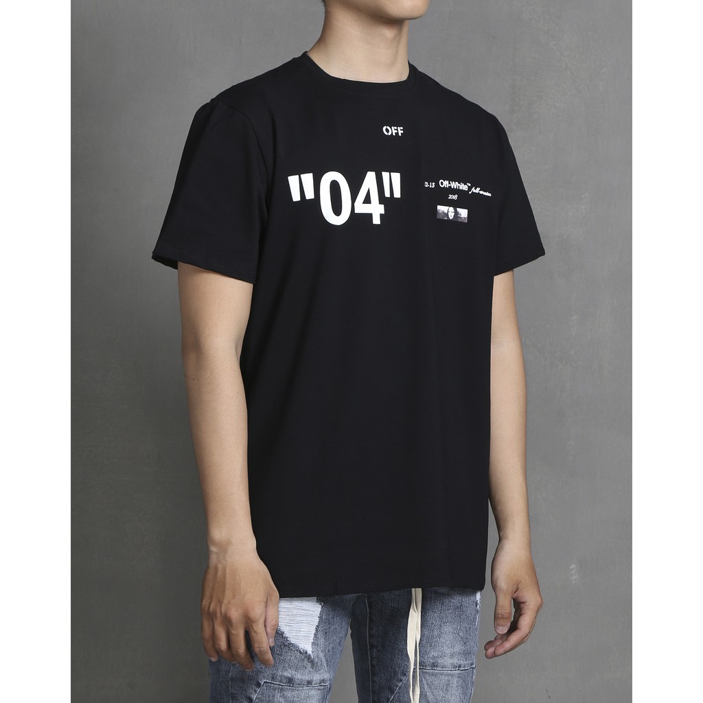 Áo Thun Off White For All 04 Màu Đen Và Trắng