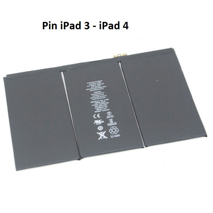 Pin iPad 3 - iPad 4 11560 mAh