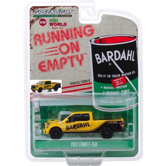 Xe mô hình GreenLight Running On Empty Series 8 Bán tải 2017 Ford F-150 41080-F.