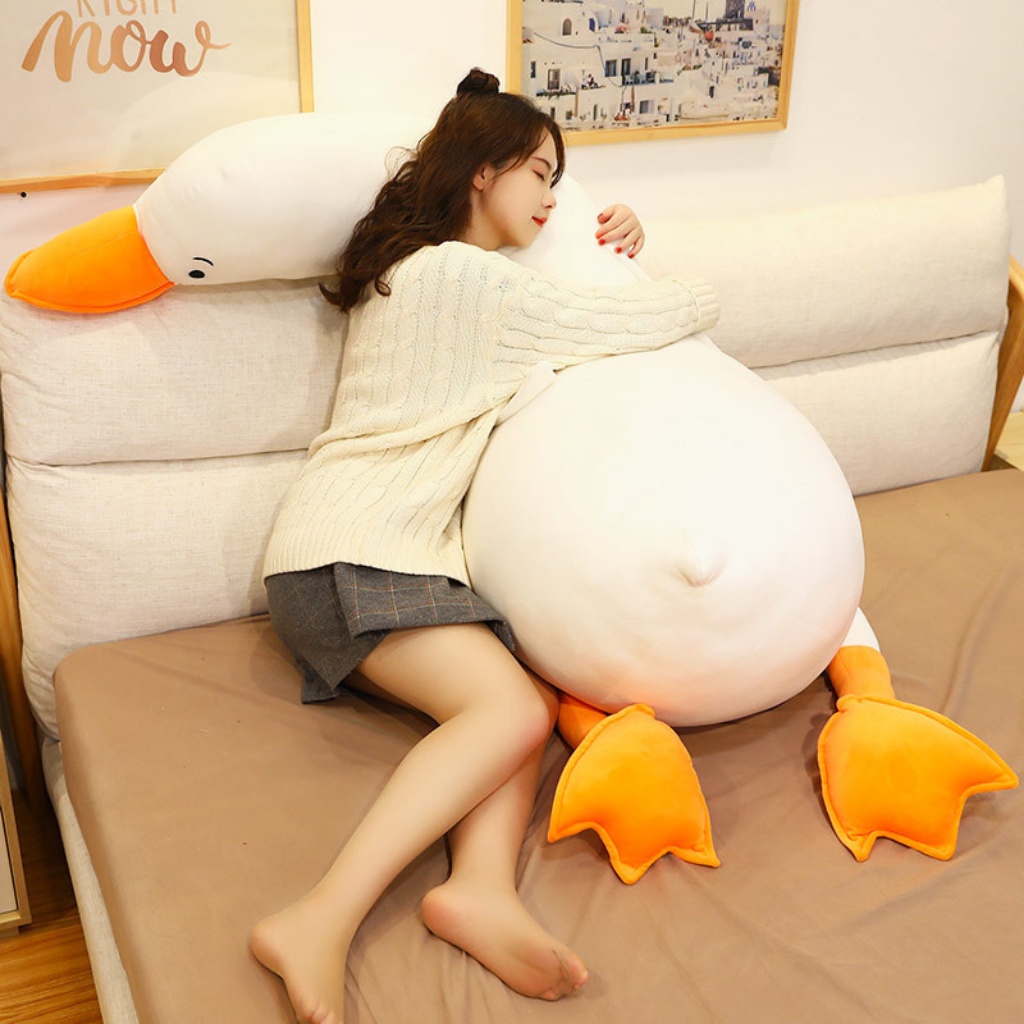 Gấu bông vịt trầm cảm gối ôm thú nhồi bông siêu to chất liệu mềm mại BUMBEARSHOP