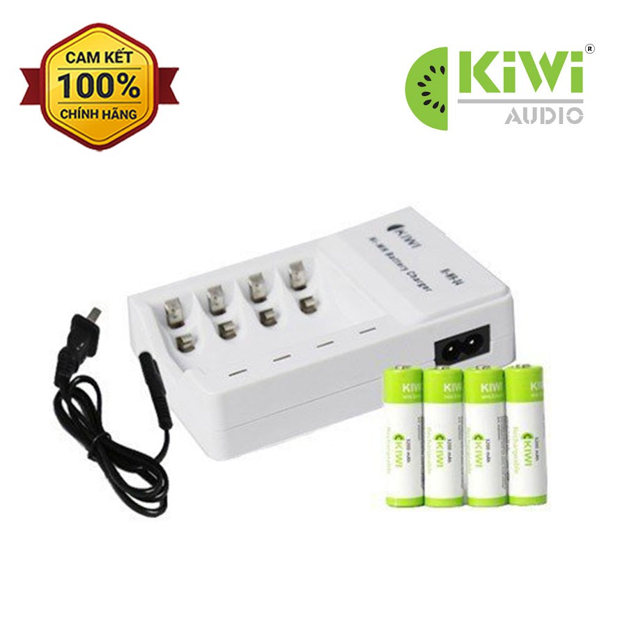 Pin sạc Kiwi Ni-MH AA 3300mAh Rechargeable hàng chính hãng