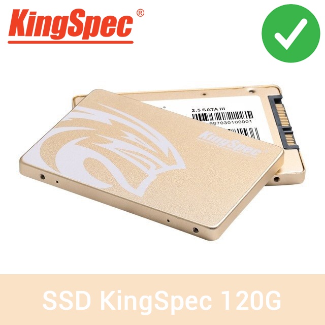 SSD Kingspec 120G P4-120 2.5 Sata III - Hàng mới chính thumbnail