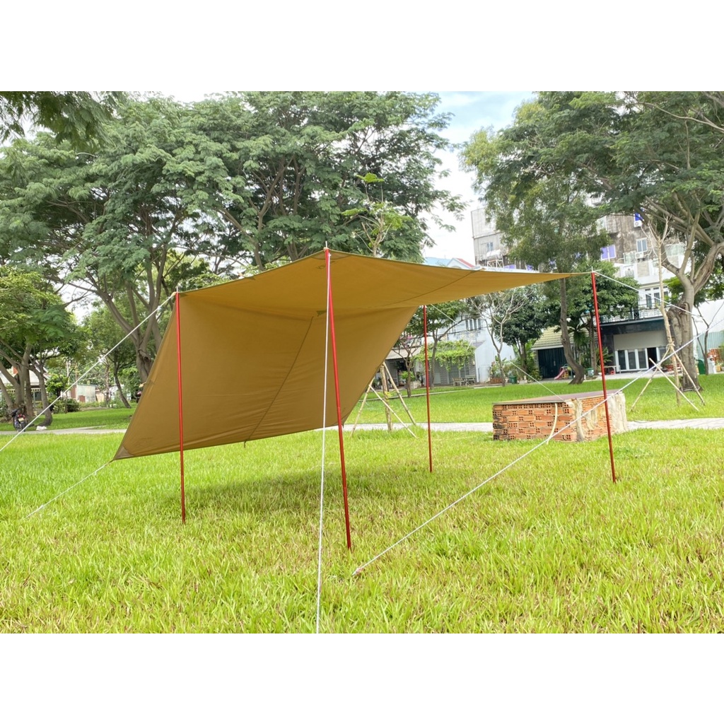 Tấm tăng dã ngoại Nordisk Kari 12 vải TC chống nóng size 4 x 3m