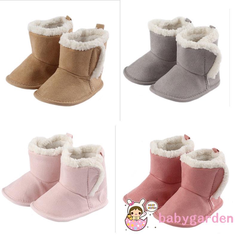 Giày bốt giữ ấm chống trượt cho bé từ 0-18 tháng tuổi