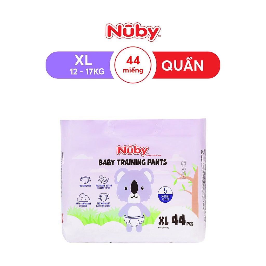 Tã quần Nuby siêu mỏng siêu thoáng siêu thấm size M48/L46/XL44