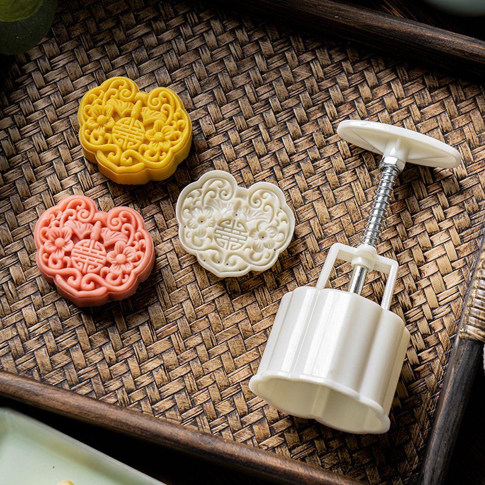 Khuôn Nhựa Làm Bánh Trung Thu / Bánh Trung Thu / Tráng Miệng DIY