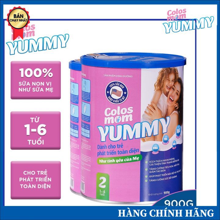 Sữa Dinh Dưỡng Colos Mom Yummy Số 2 Hộp 900g