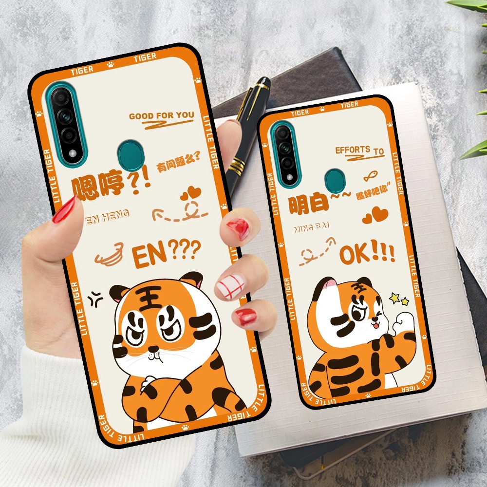 Ốp Oppo A31 in hình cặp đôi doremon, hổ, khủng long dễ thương