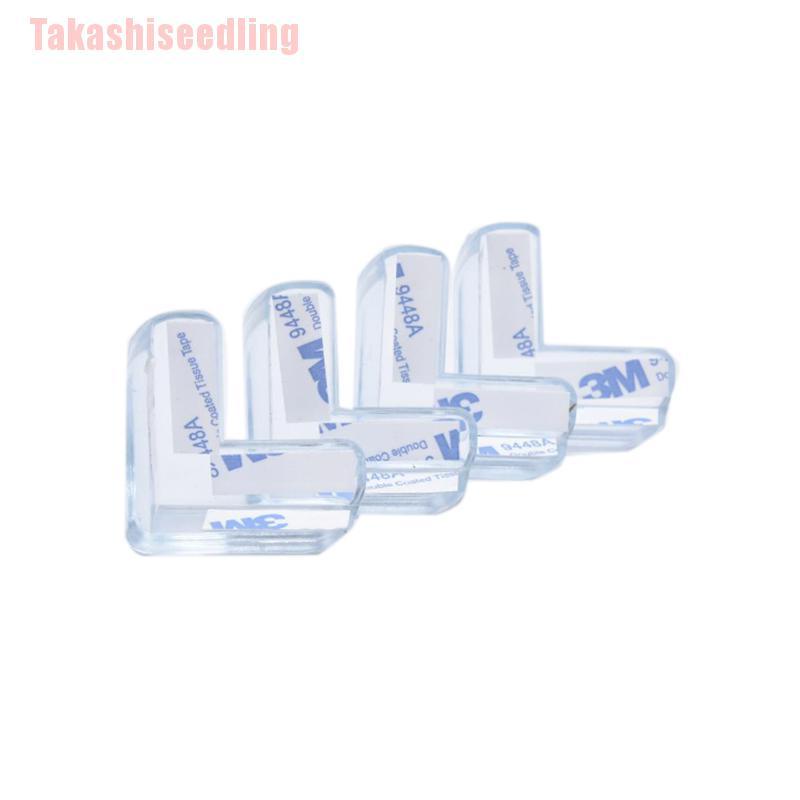 Bộ 4 Miếng Đệm Cao Su Trong Suốt Bảo Vệ Góc Bàn Cho Bé